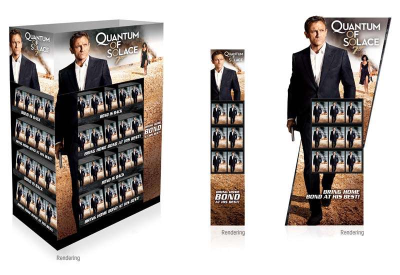 Quantum of Solace Merchandisers