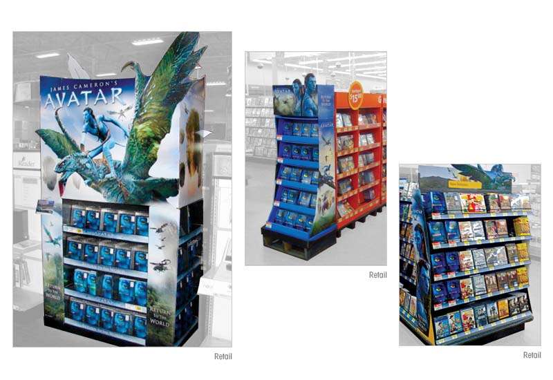 Avatar Merchandising Endcaps