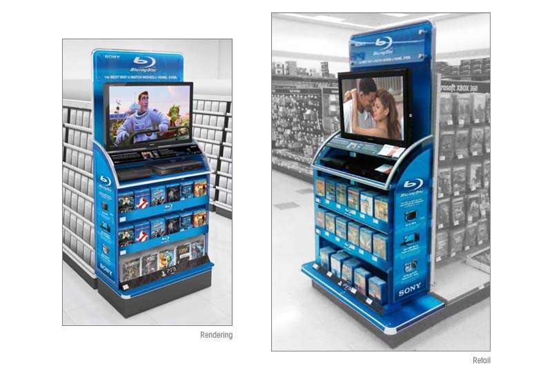 Sony Home Entertainment Endcap